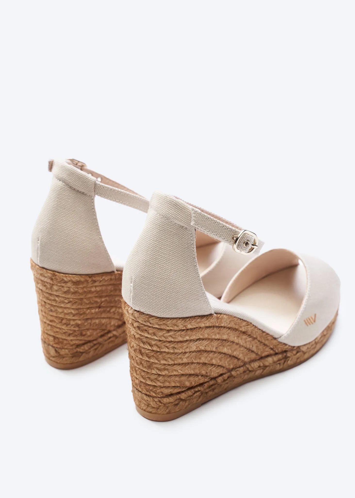 Aiguafreda Canvas Espadrille Sandal Wedges