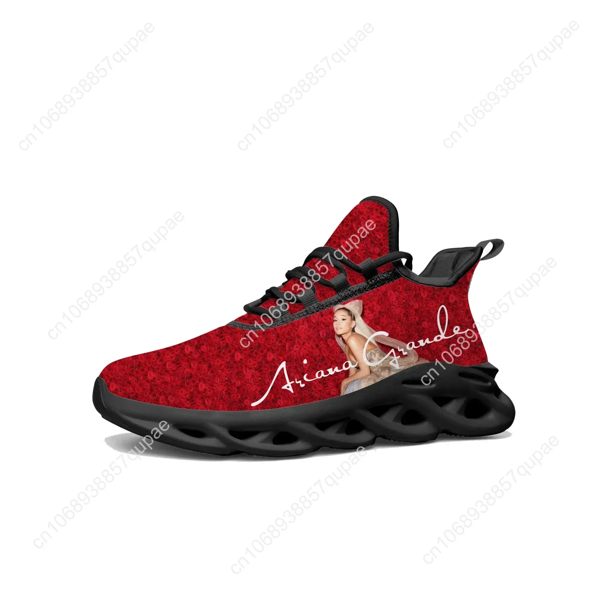 Ariana Grande Sneakers – Lace-Up Mesh Running Shoes for Men, Women, and Teens – Lightweight & Breathable Sport Footwear