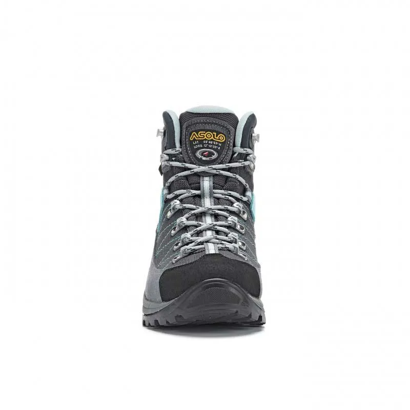 Asolo Finder GV Womens Hiking Boot - Grey/Gunmetal/Pool Side