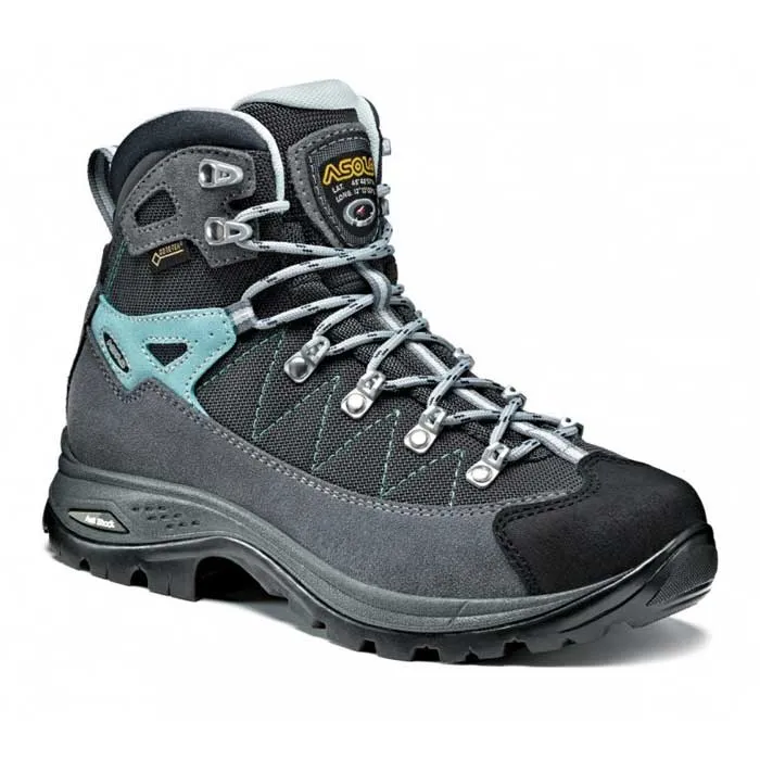 Asolo Finder GV Womens Hiking Boot - Grey/Gunmetal/Pool Side