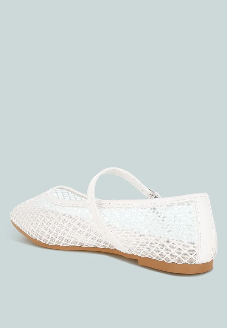 Averona Mesh Mary Jane Flats