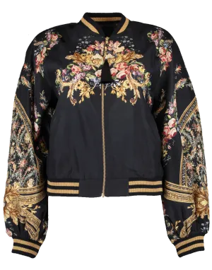 Blouson Sleeve Bomber Jacket