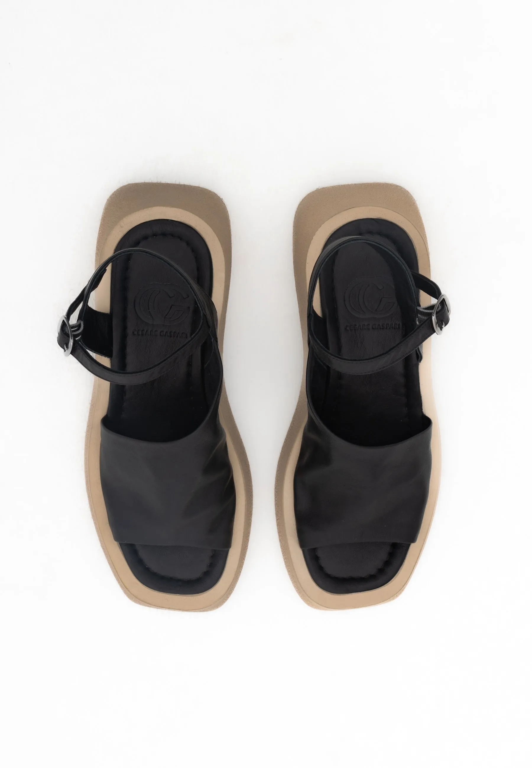 Casual Platform Sandals - Black