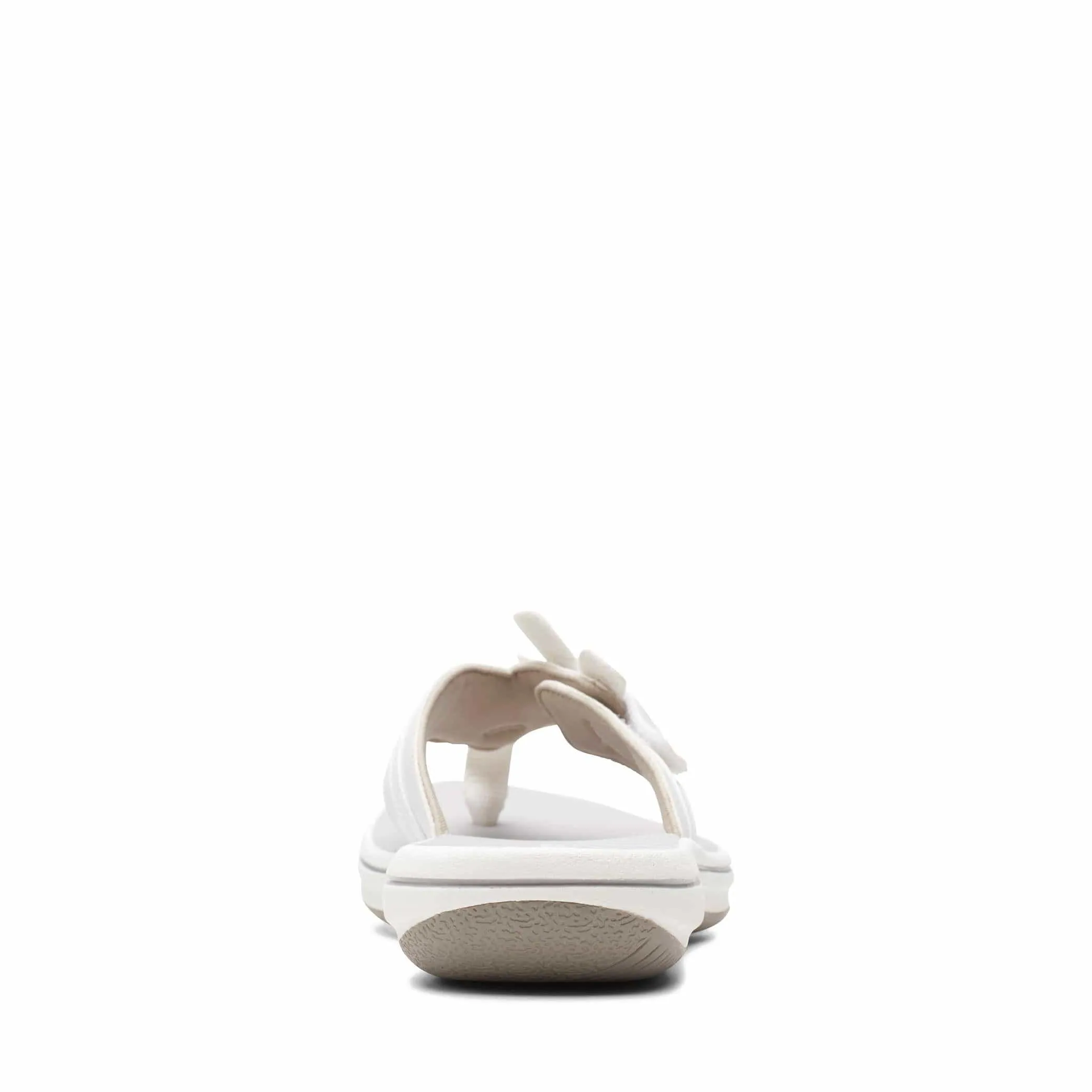 Clarks Women's Brinkley Flora Flips- White