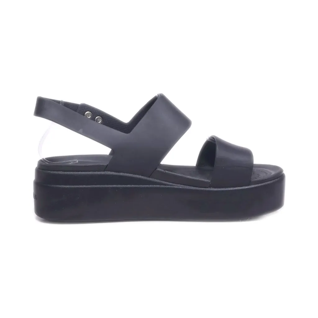 Crocs Platform Sandals Eva Black Colour For Women