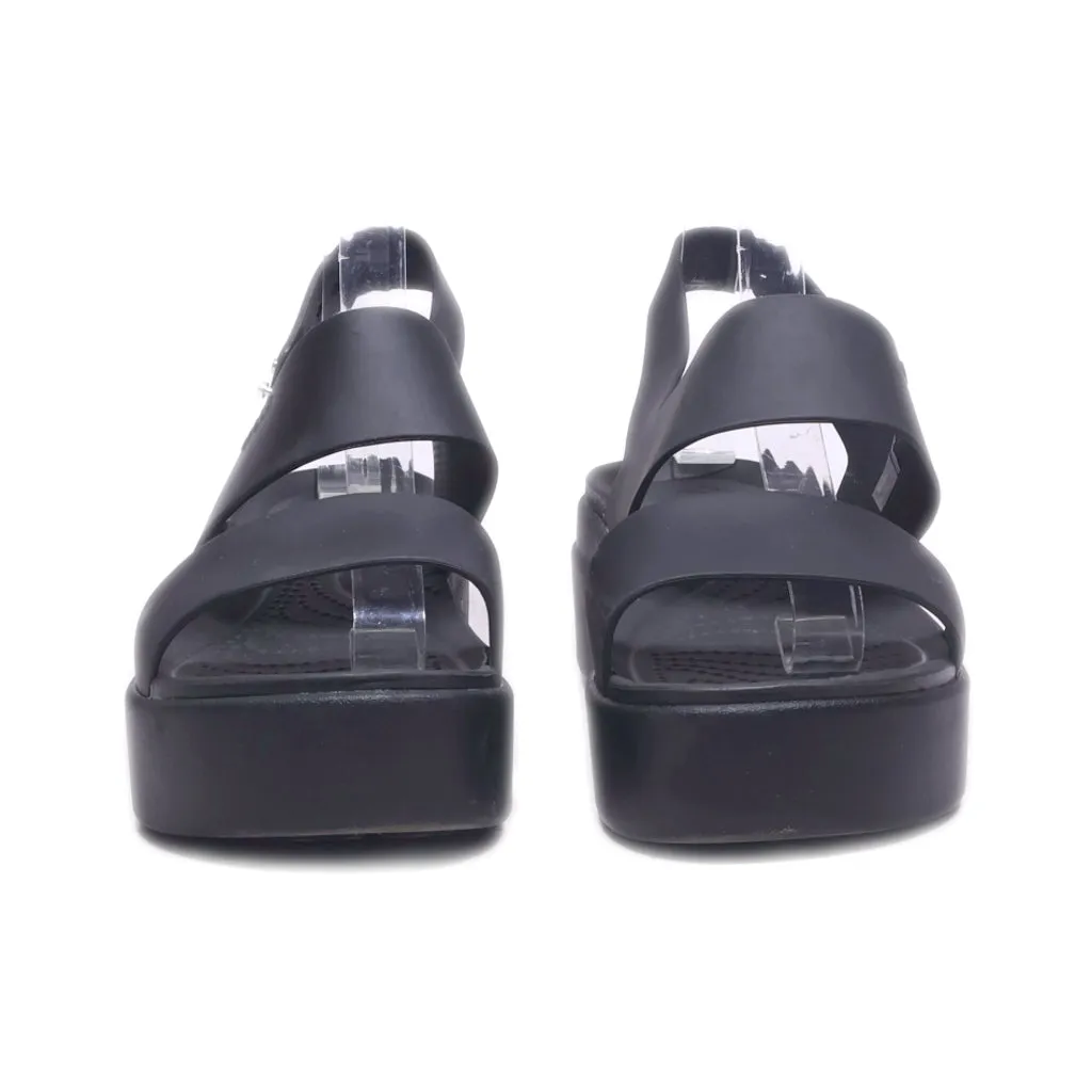 Crocs Platform Sandals Eva Black Colour For Women