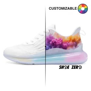 Customizable Rainbow Atmospheric Cushion Running Shoes