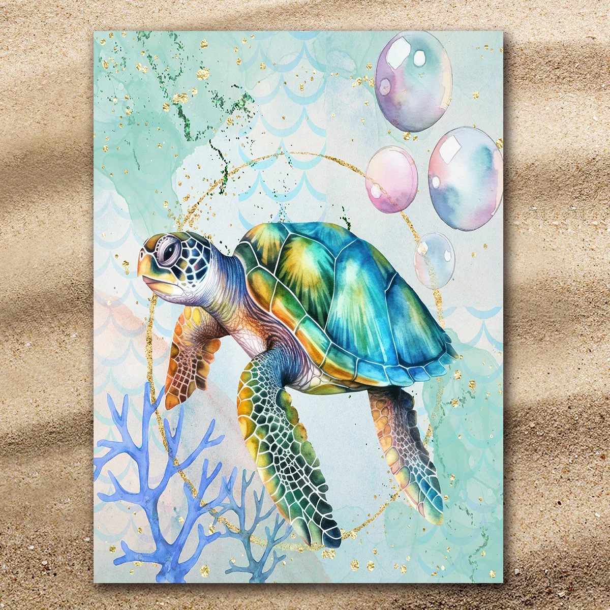 Dreamy Sea Turtle Extra Large Towel