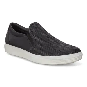 Ecco Women's Soft 7 Slip On Sneakers- Black