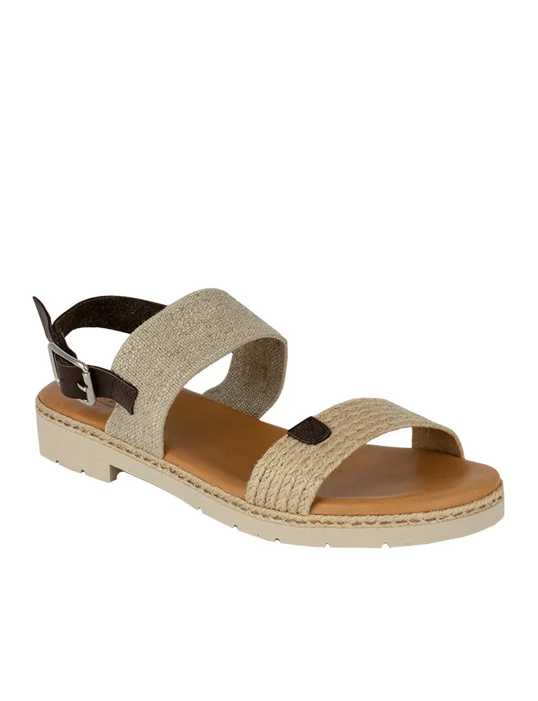 Espadrilles Brisa Flat Chocolate