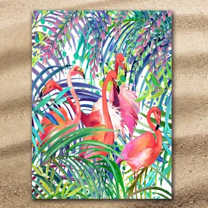 Flamingo Passion Extra Large Beach Towel