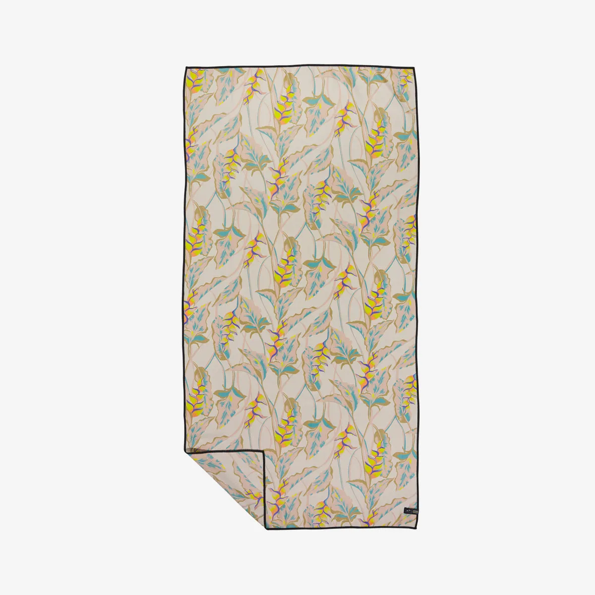 Heliconia Performance Quick-Dry Travel Towel - Cream | Hoffman Fabrics x Slowtide