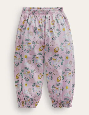 Jersey Harem Trousers-Winsome Orchid Pink Toile