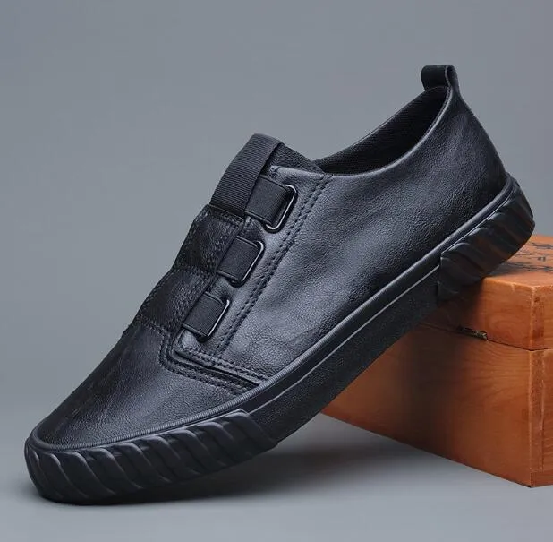 Leather Casual Fashion Slip-on Sneakers