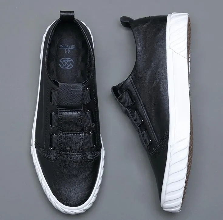 Leather Casual Fashion Slip-on Sneakers