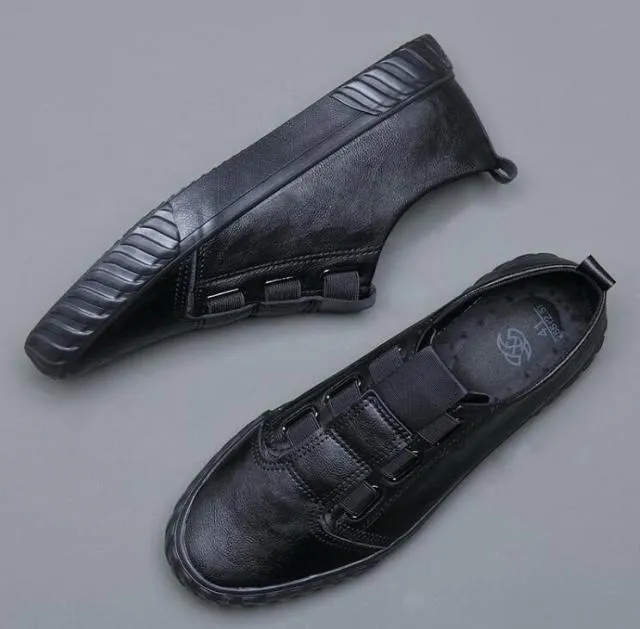 Leather Casual Fashion Slip-on Sneakers