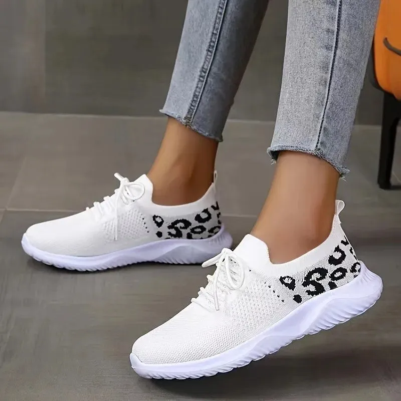 Leopard Print Slip-On Sneakers