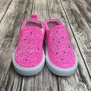 NEW Swiggles Toddler Slip on Casual Sneakers Pink Sz 10