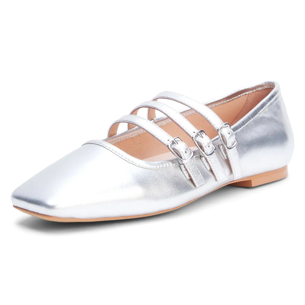 Nova Metallic Ballet Flats