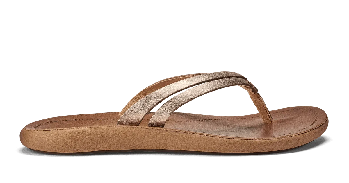 OluKai Women's Kapehe Luana Sandals- Bubbly/Sahara