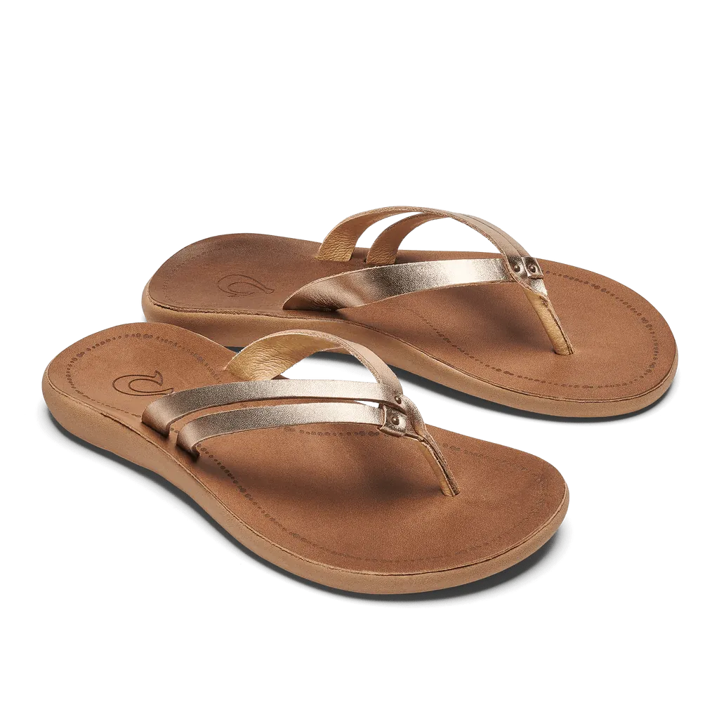 OluKai Women's Kapehe Luana Sandals- Bubbly/Sahara