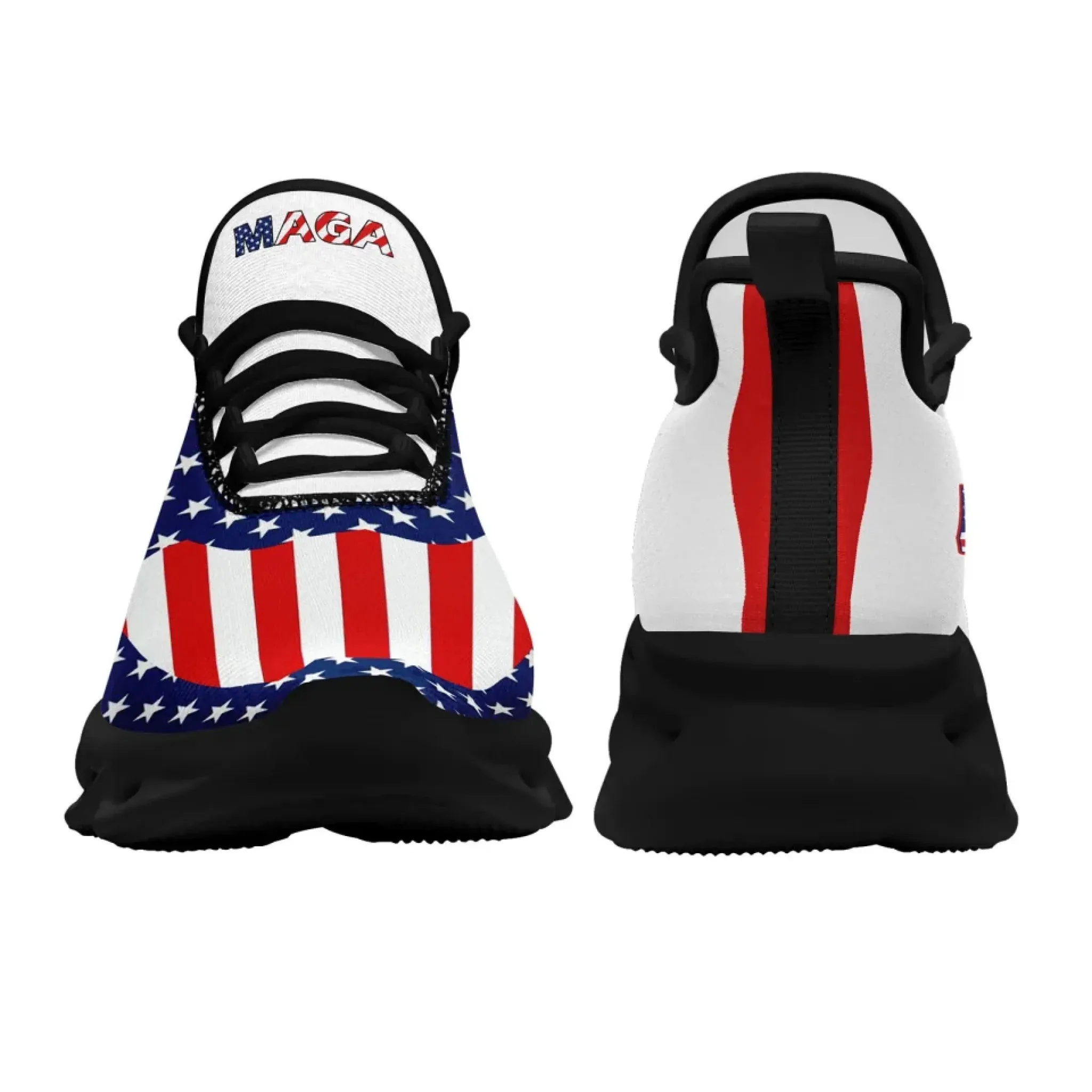 Personalized Trump 45-47 Sneakers, Custom Breathable Patriotic Shoes, Lightweight Unisex Shoes