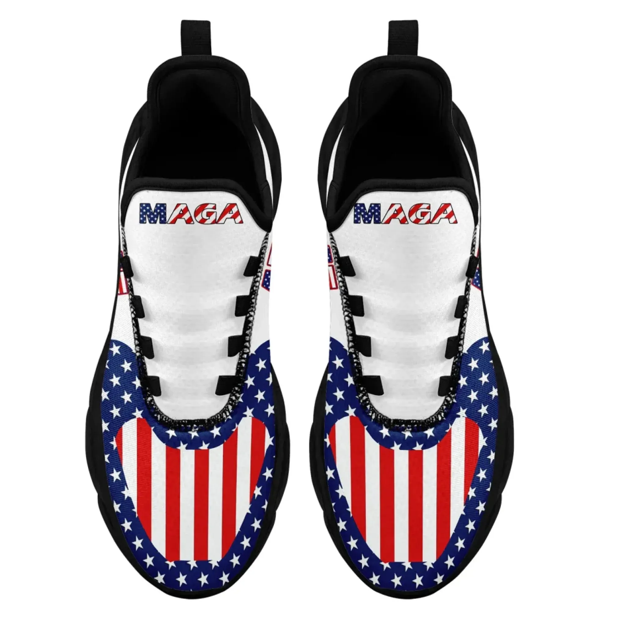 Personalized Trump 45-47 Sneakers, Custom Breathable Patriotic Shoes, Lightweight Unisex Shoes