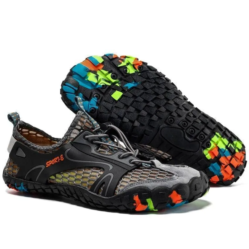 Premium, All-Weather Hiking Shoes for Adventurous Men: Lightweight, Breathable, and Waterproof with Enhanced Traction