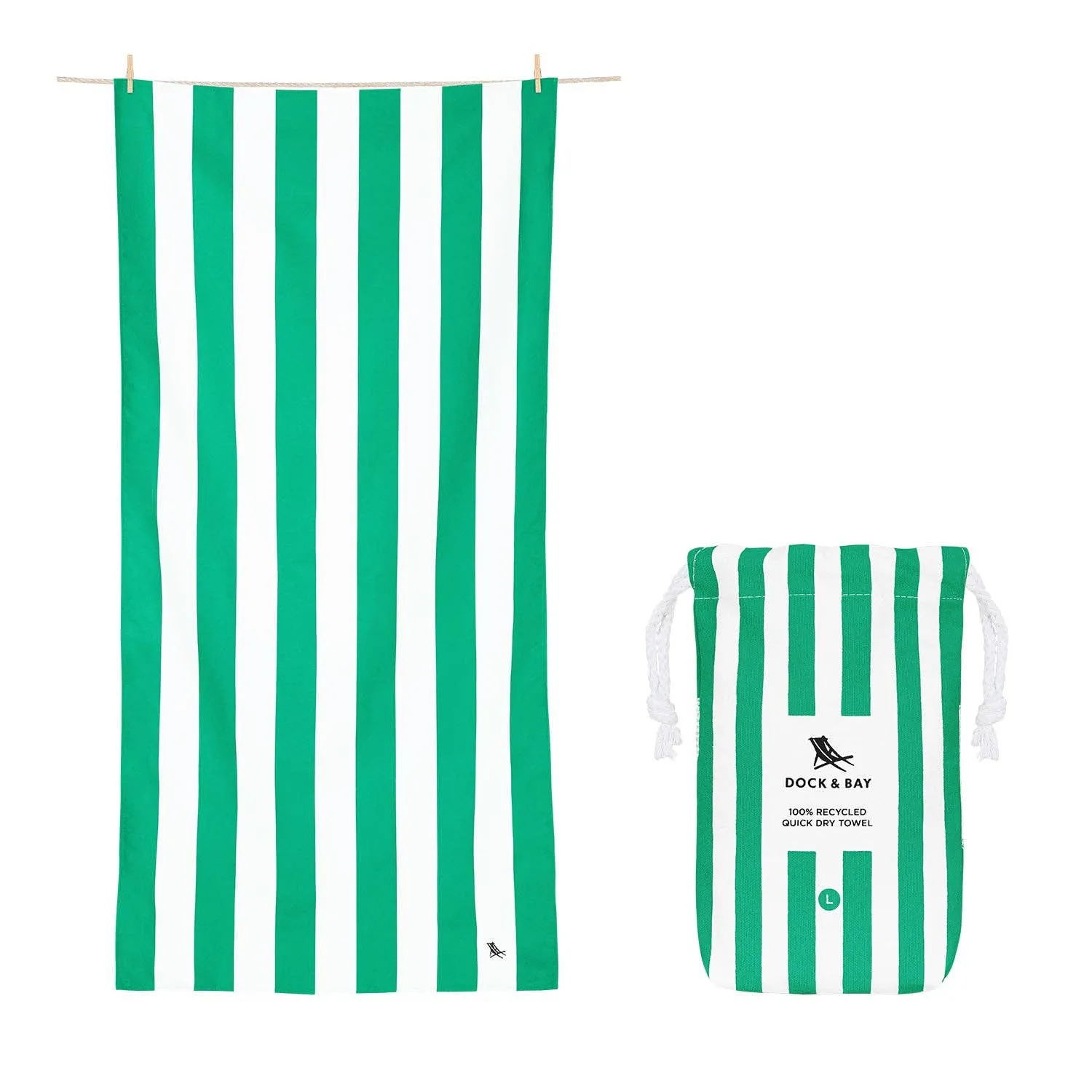 Quick Dry Beach Towels - Stripes - Sand Free