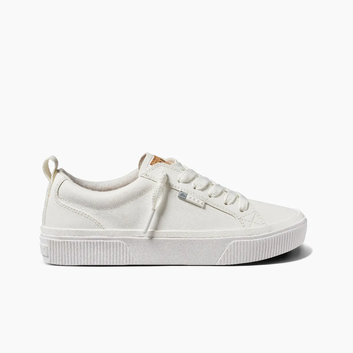 Reef Womens Lay Day Dawn White Leather