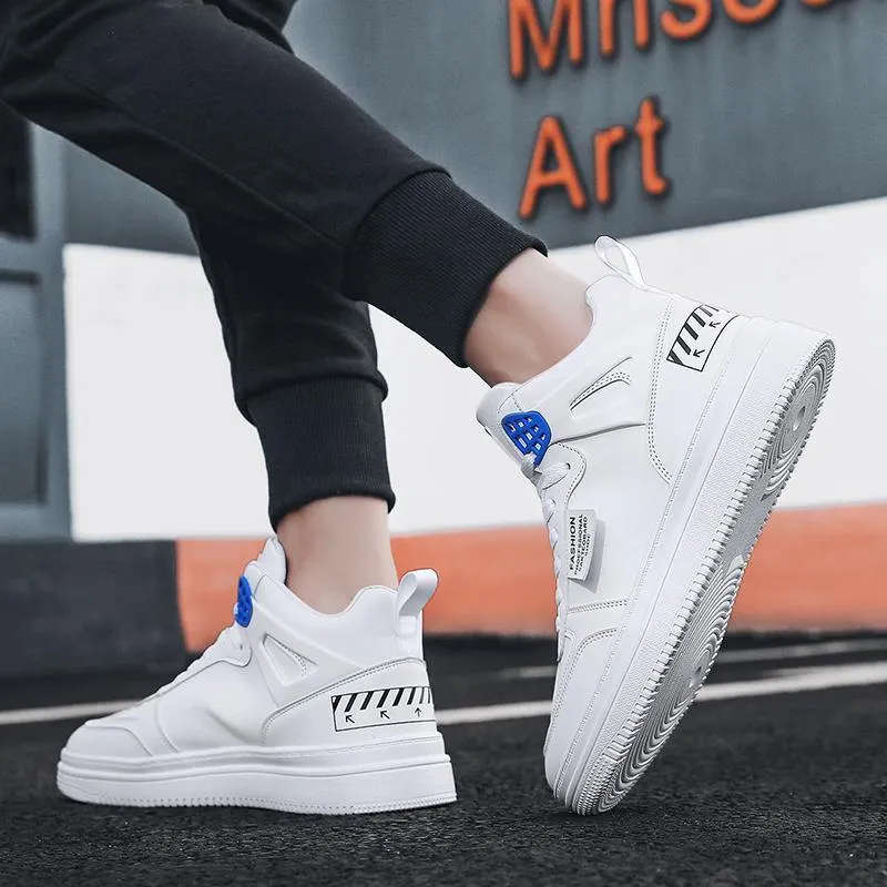 Retro Men's PU Leather Casual Sneakers