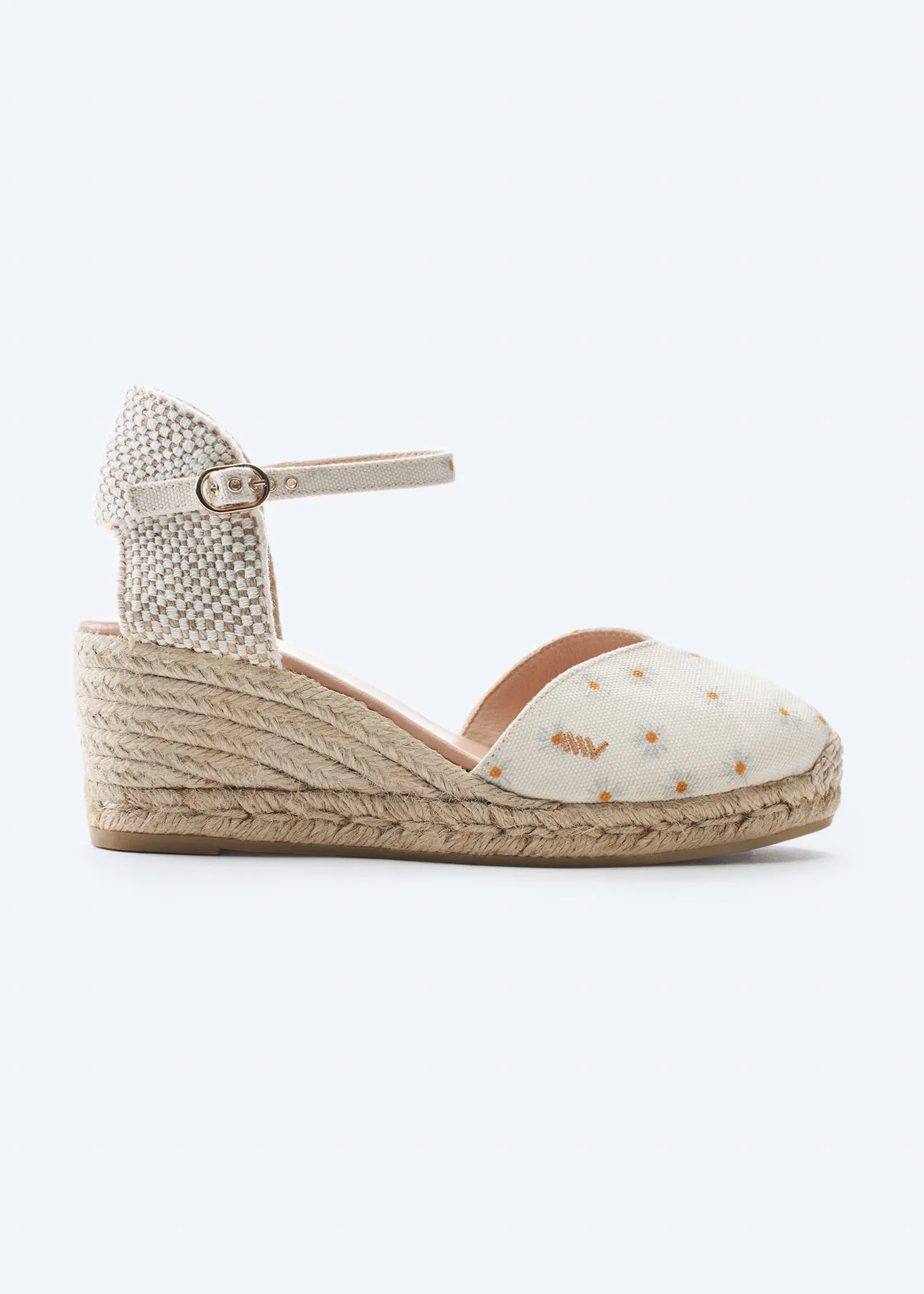 Reus Limited Edition Canvas Espadrille Wedges