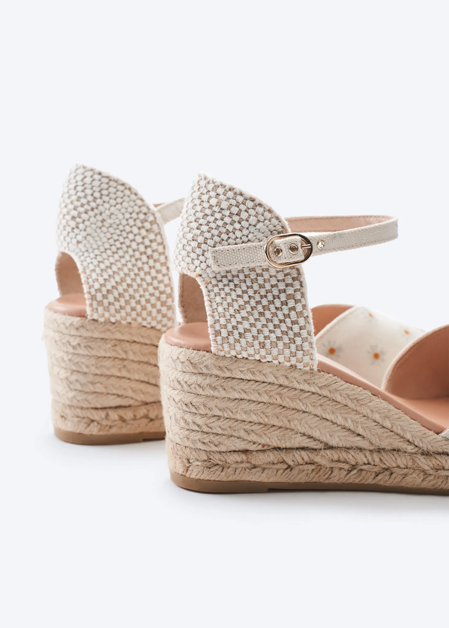 Reus Limited Edition Canvas Espadrille Wedges