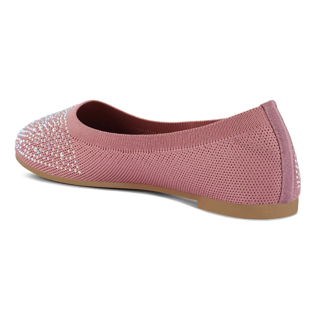 Rhinestones Embellished Ballet Flats