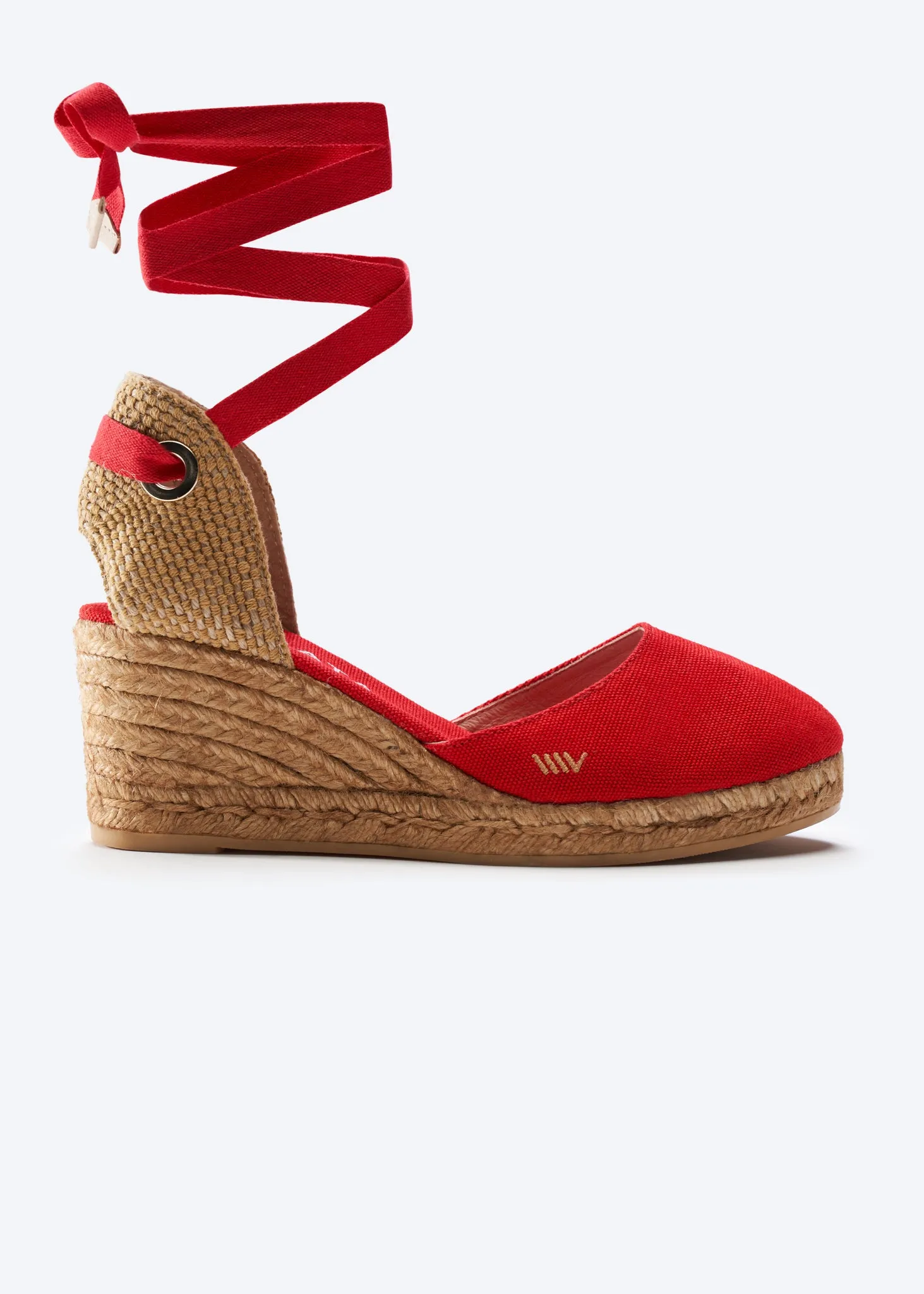 Sagaro Limited Edition Canvas Espadrille Wedges