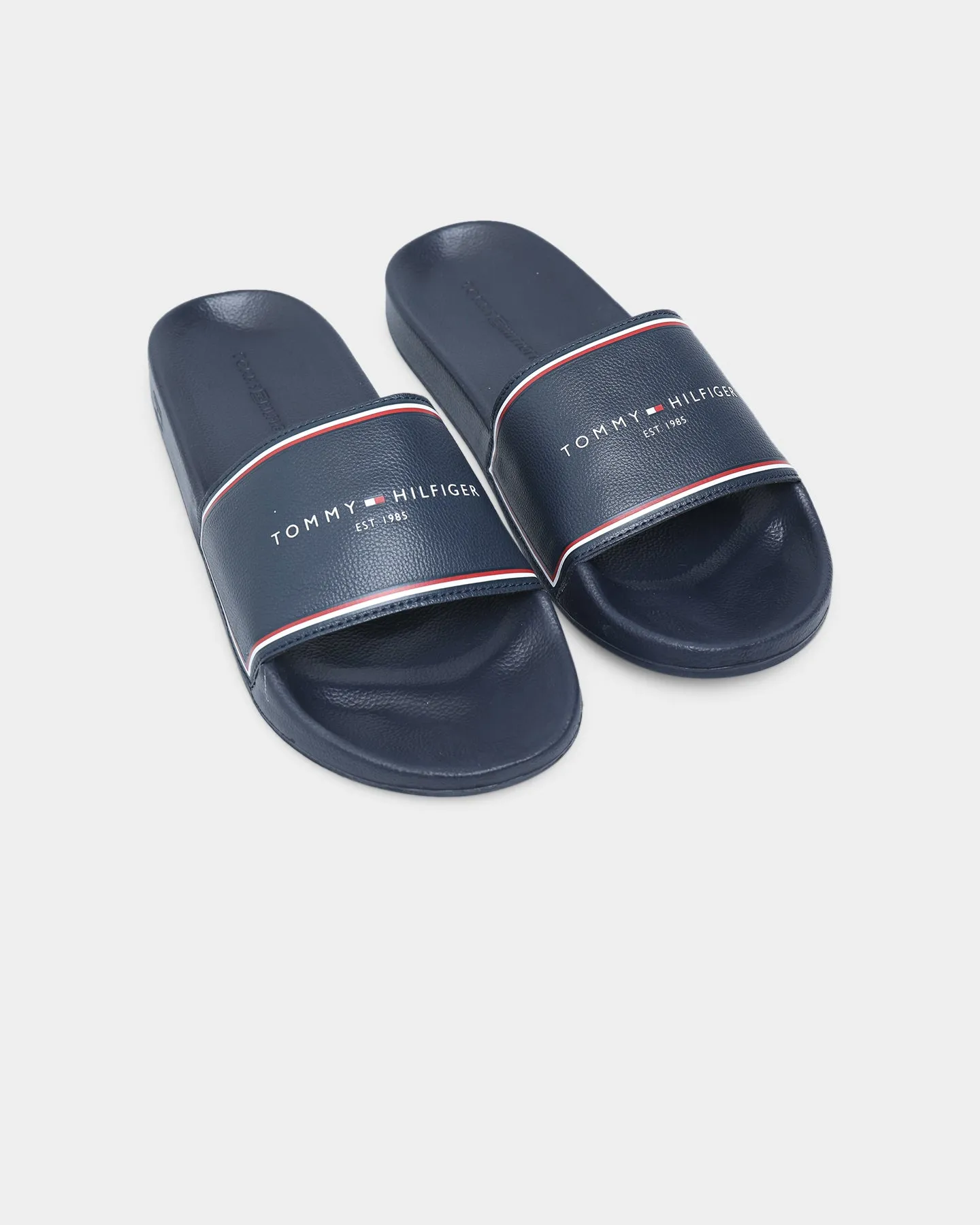 Tommy Jeans Logo Strap Pool Slide Desert Sky