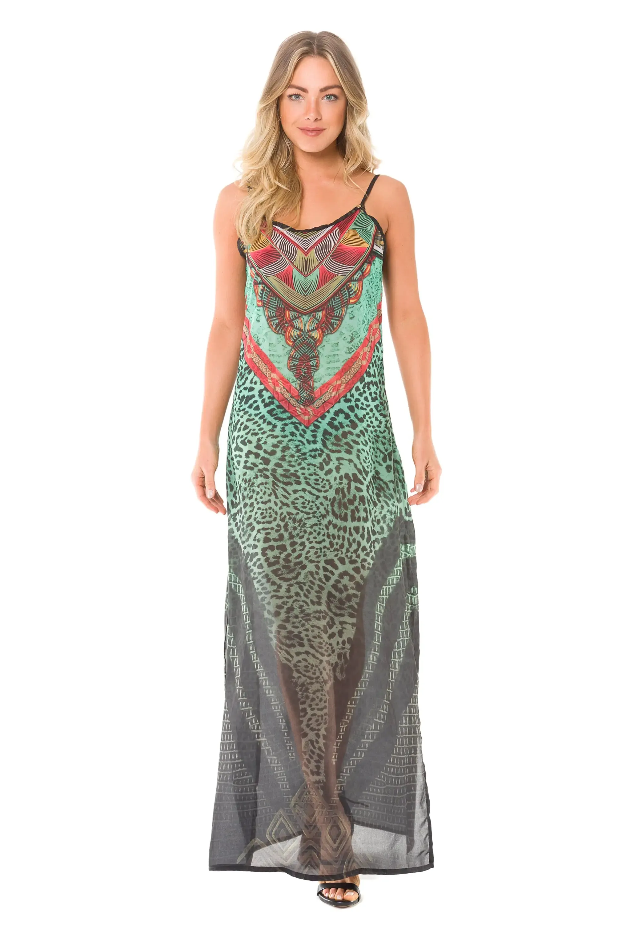 Tropical Long Dress